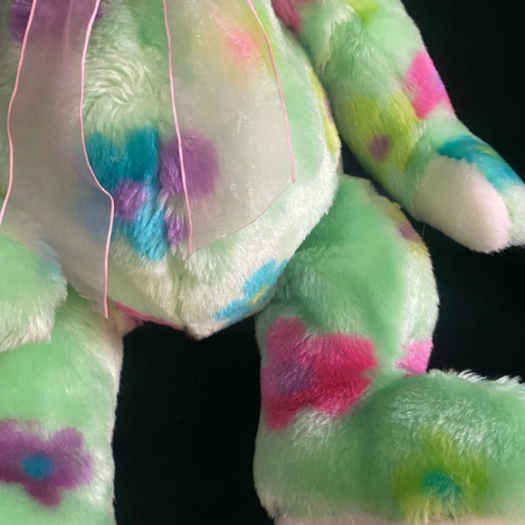 HTF Vintage Floral Bunny Rabbit stuffed animal plush - Picture 5 of 9